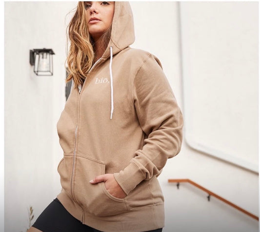 Sandstone Zipper Hoodie