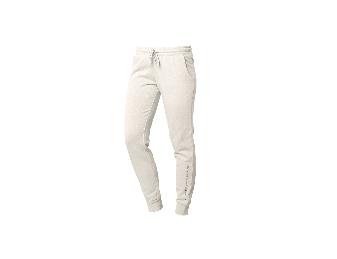 bio jogger sweatpants- bone